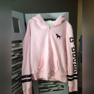 PINK sherpa hoodie